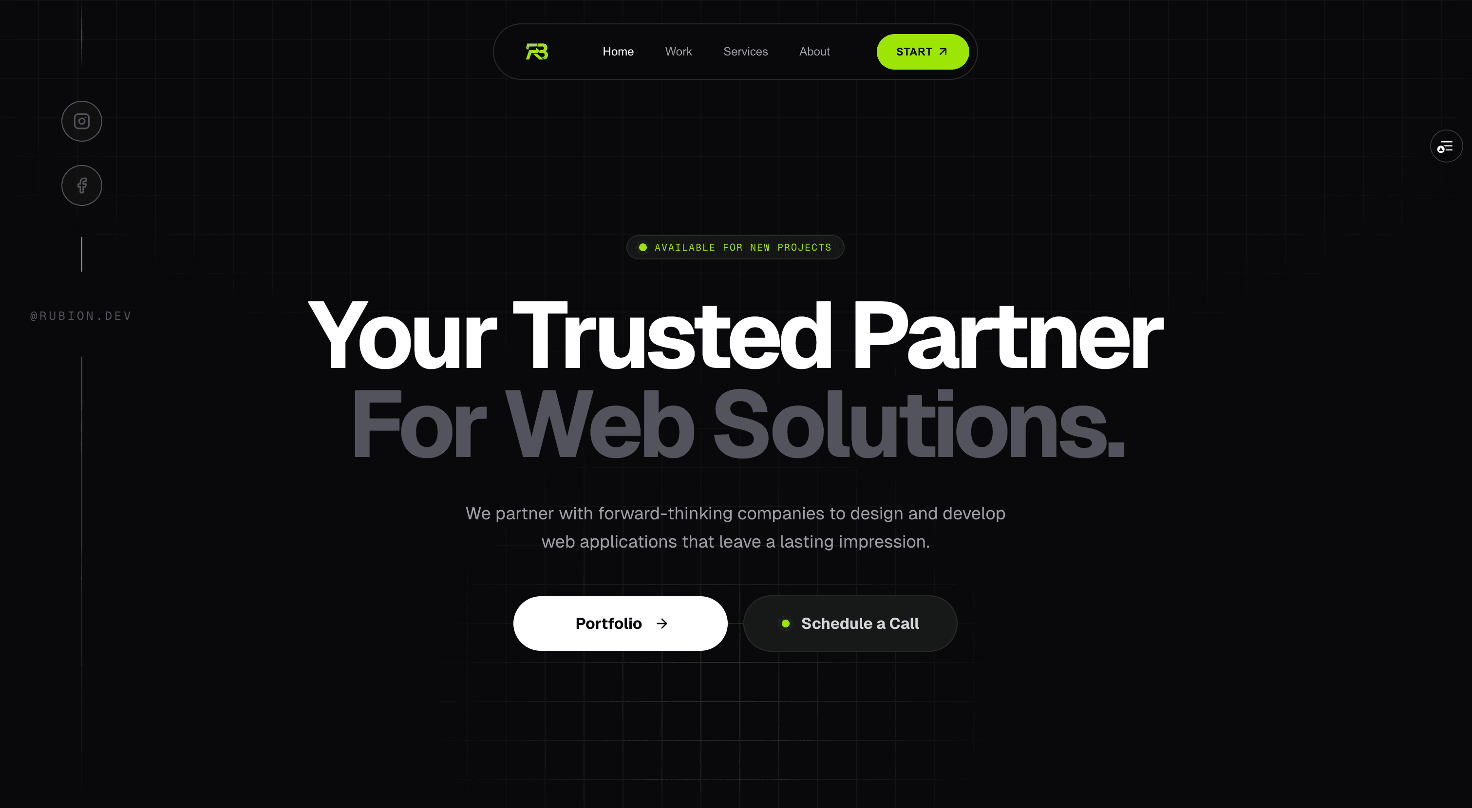 Rubion Agency Website